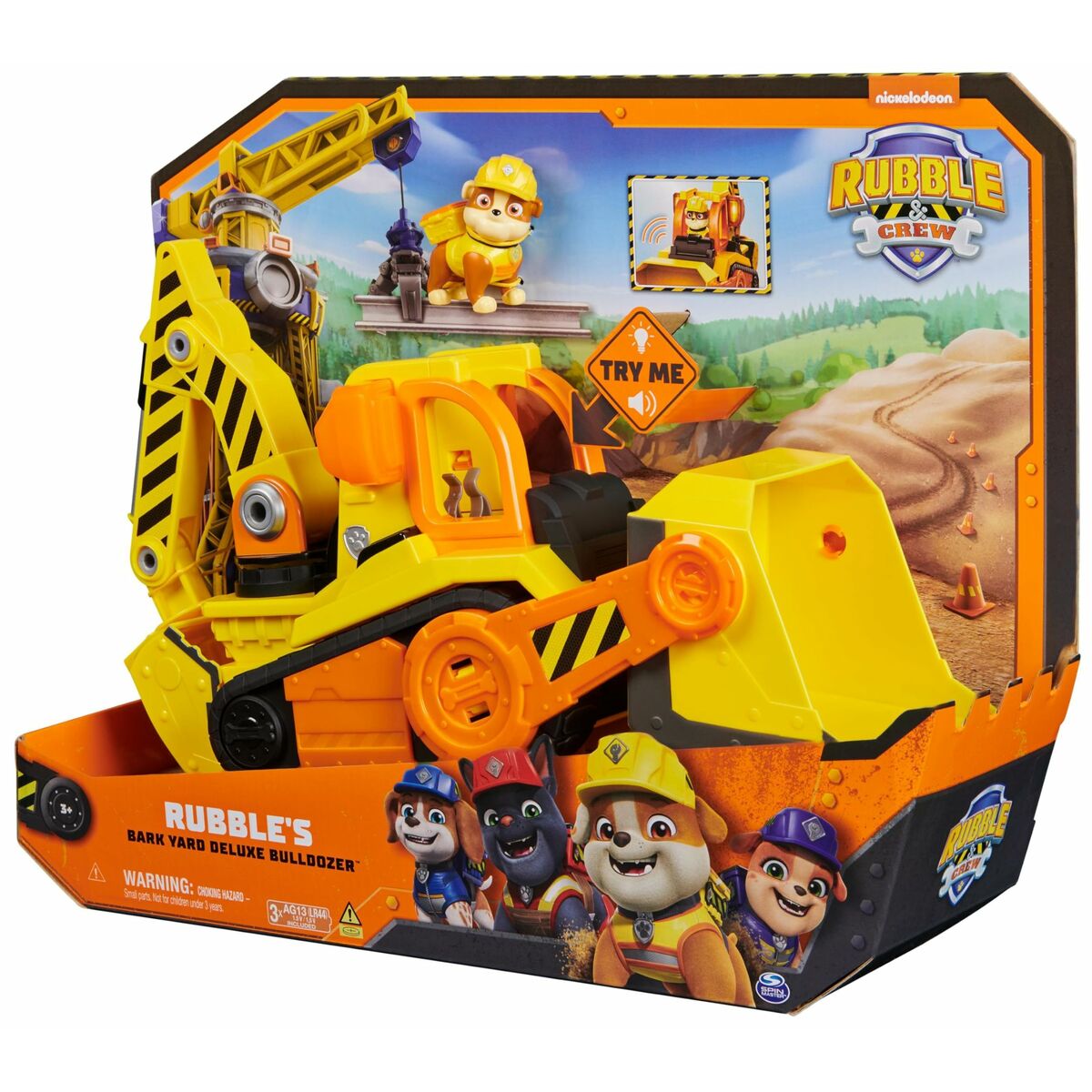 Grävmaskin The Paw Patrol Deluxe Rubble - 3