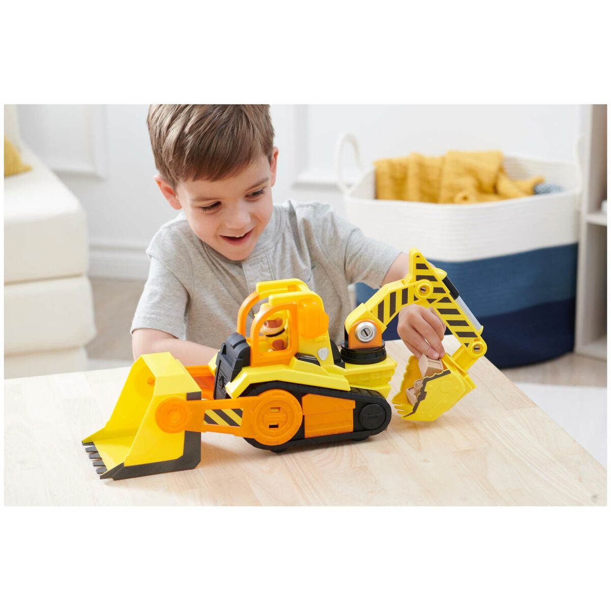 Grävmaskin The Paw Patrol Deluxe Rubble - 4