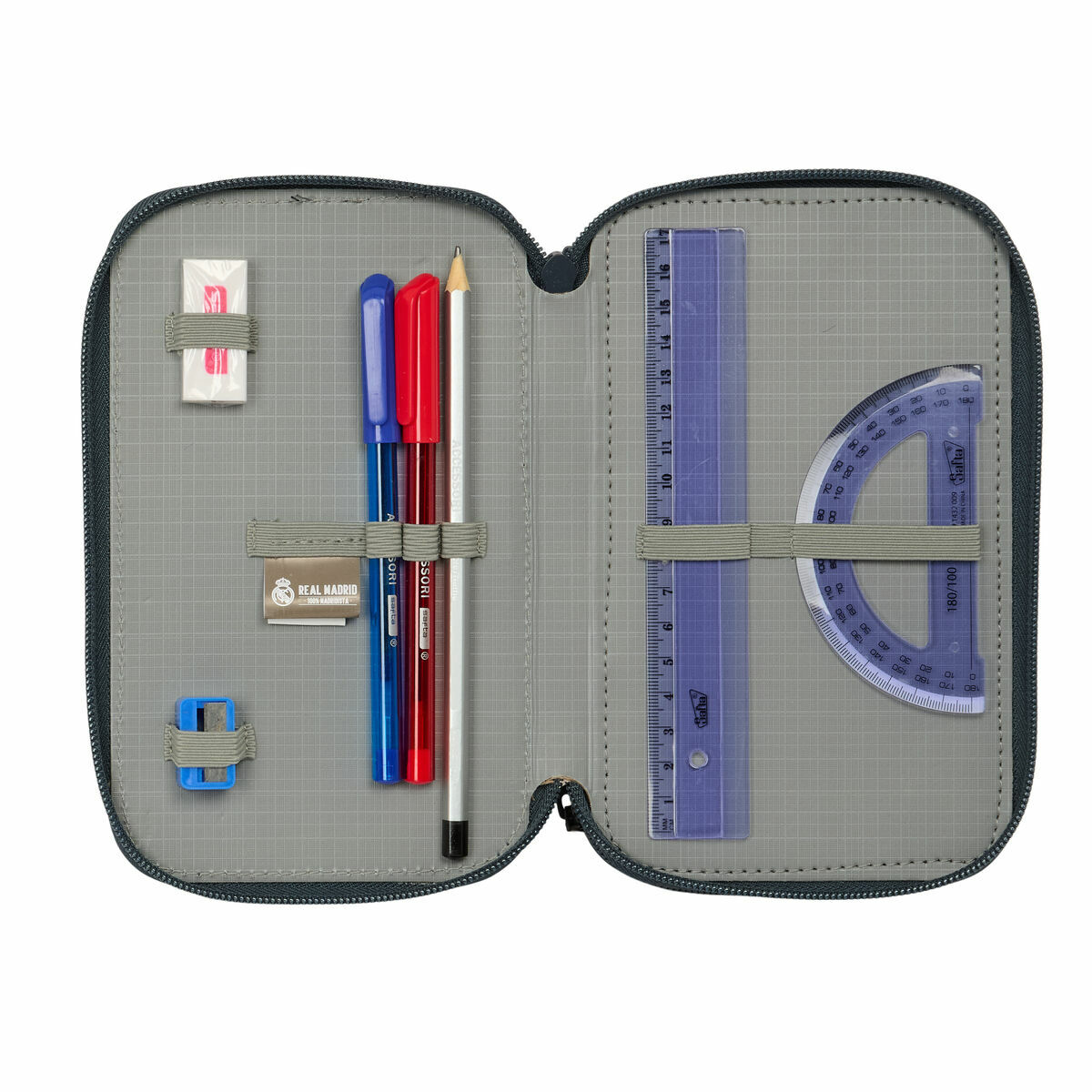 Bag Real Madrid C.F. Vit 12,5 x 19,5 x 5,5 cm 37 Delar - 3