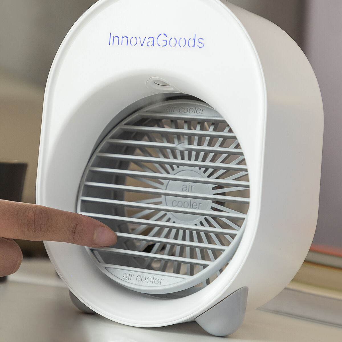 Mini Ultraljudsluftkylare-luftfuktare med LED Koolizer InnovaGoods - 18