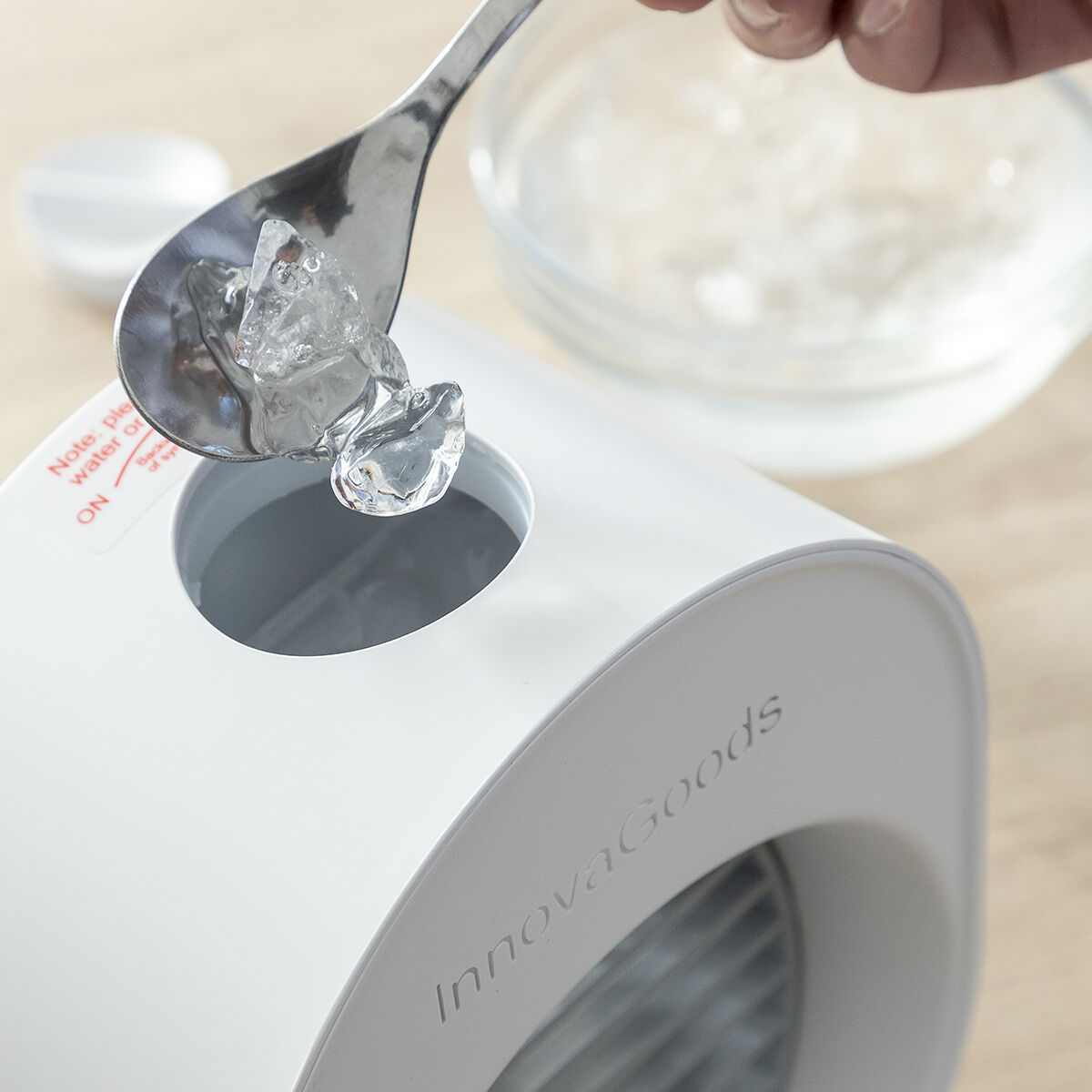 Mini Ultraljudsluftkylare-luftfuktare med LED Koolizer InnovaGoods - 26