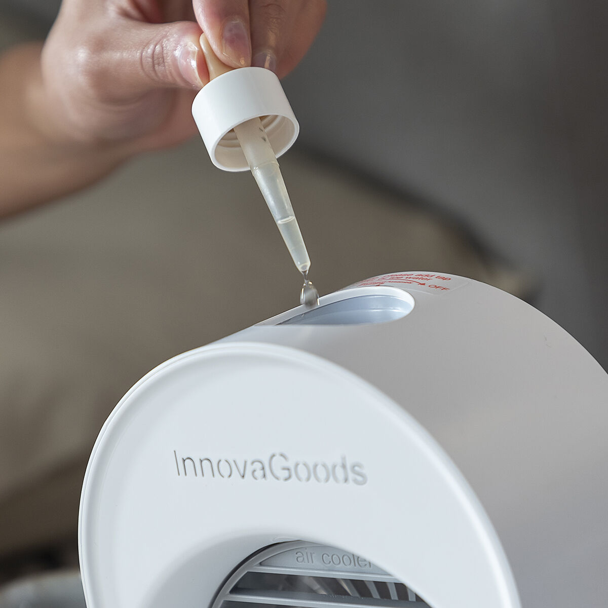 Mini Ultraljudsluftkylare-luftfuktare med LED Koolizer InnovaGoods - 34