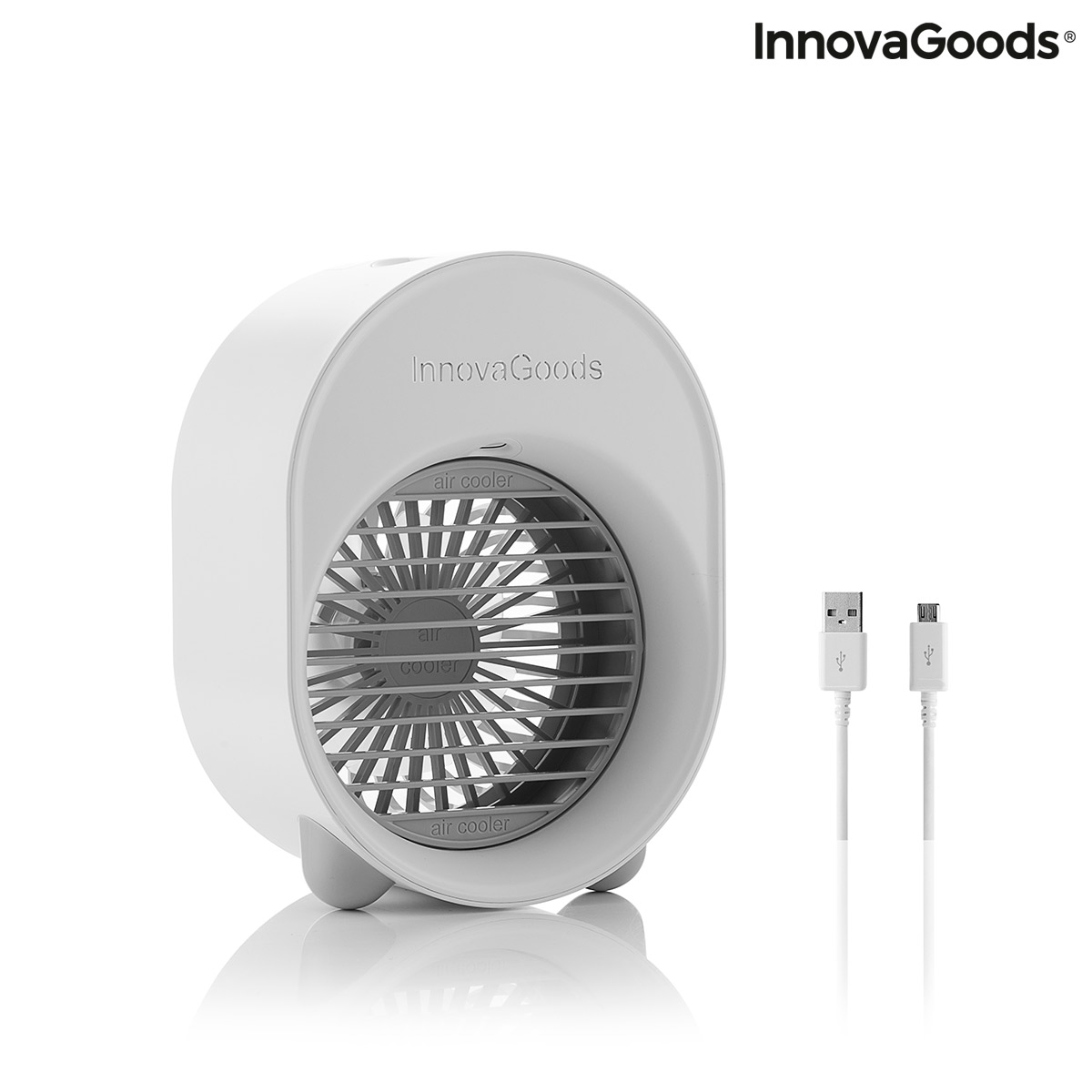 Mini Ultraljudsluftkylare-luftfuktare med LED Koolizer InnovaGoods - 3