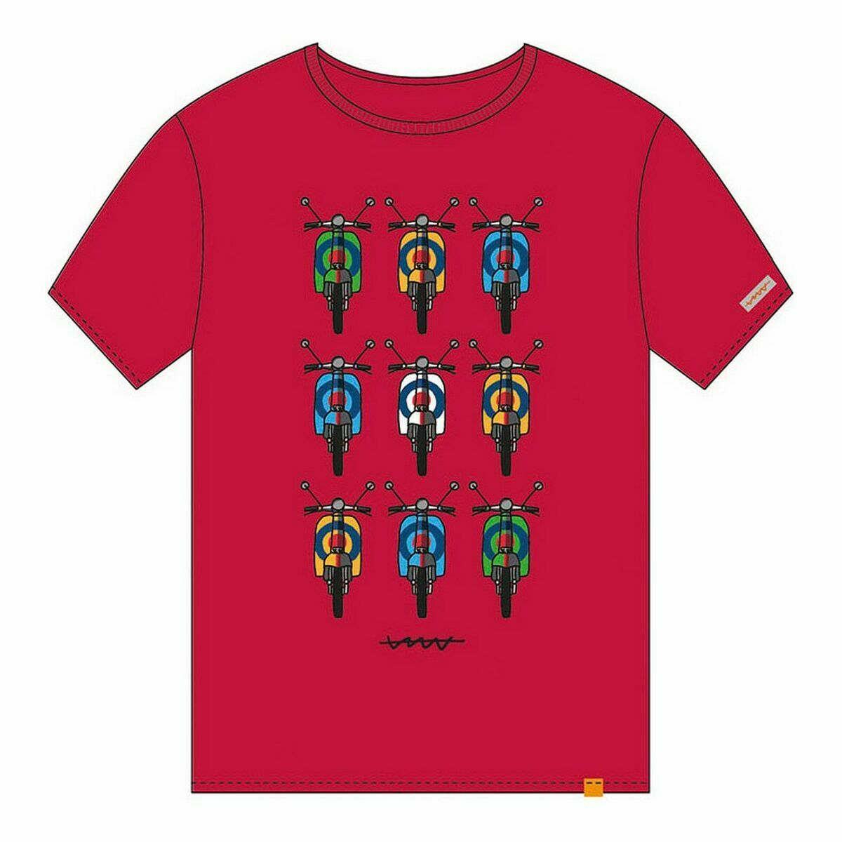 T-shirt med kortärm Cállate la Boca   (2 antal) Motorcykel - 2