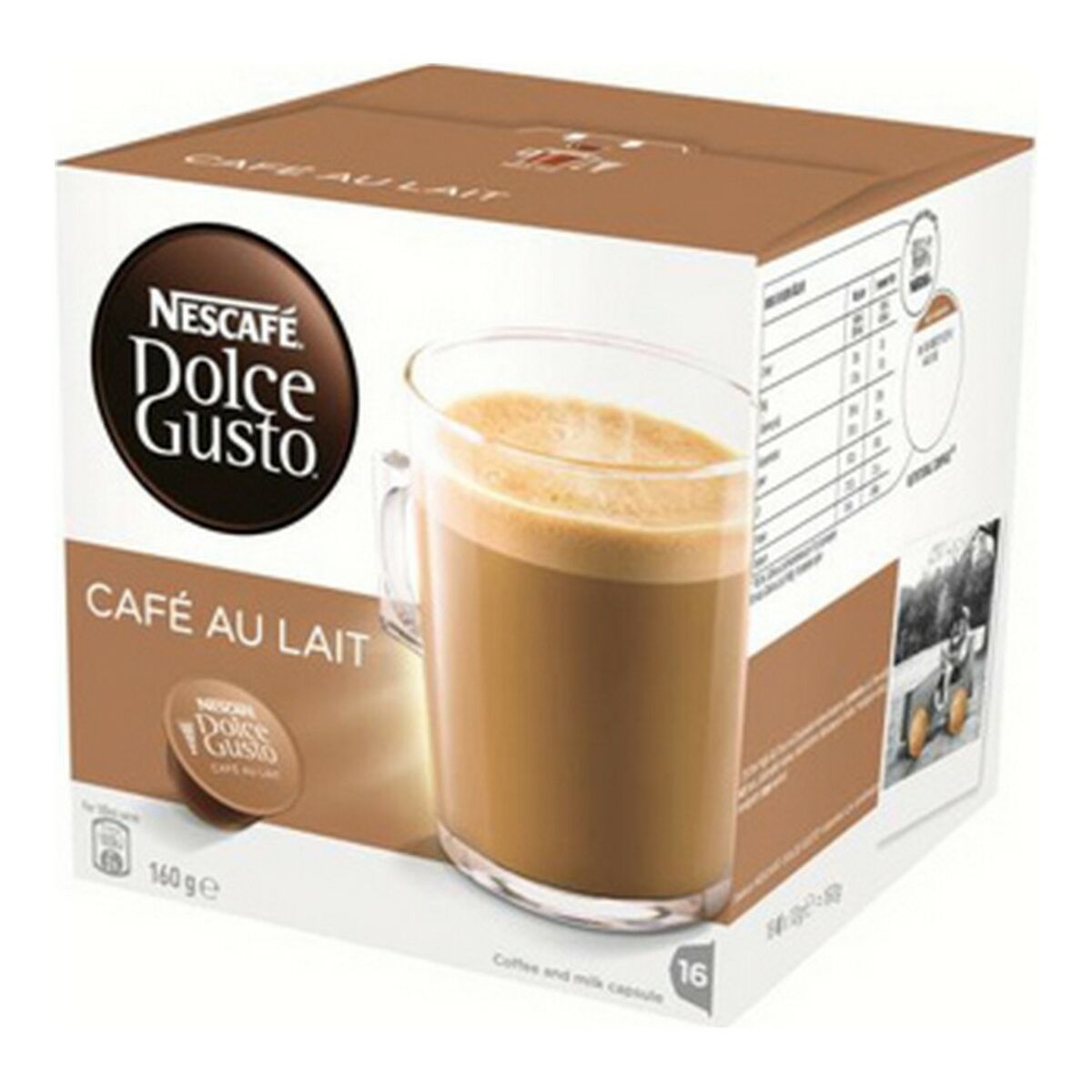 Kaffekapslar Au Lait Nestlé CAFECONLECHE (16 antal) (16 uds) - 2