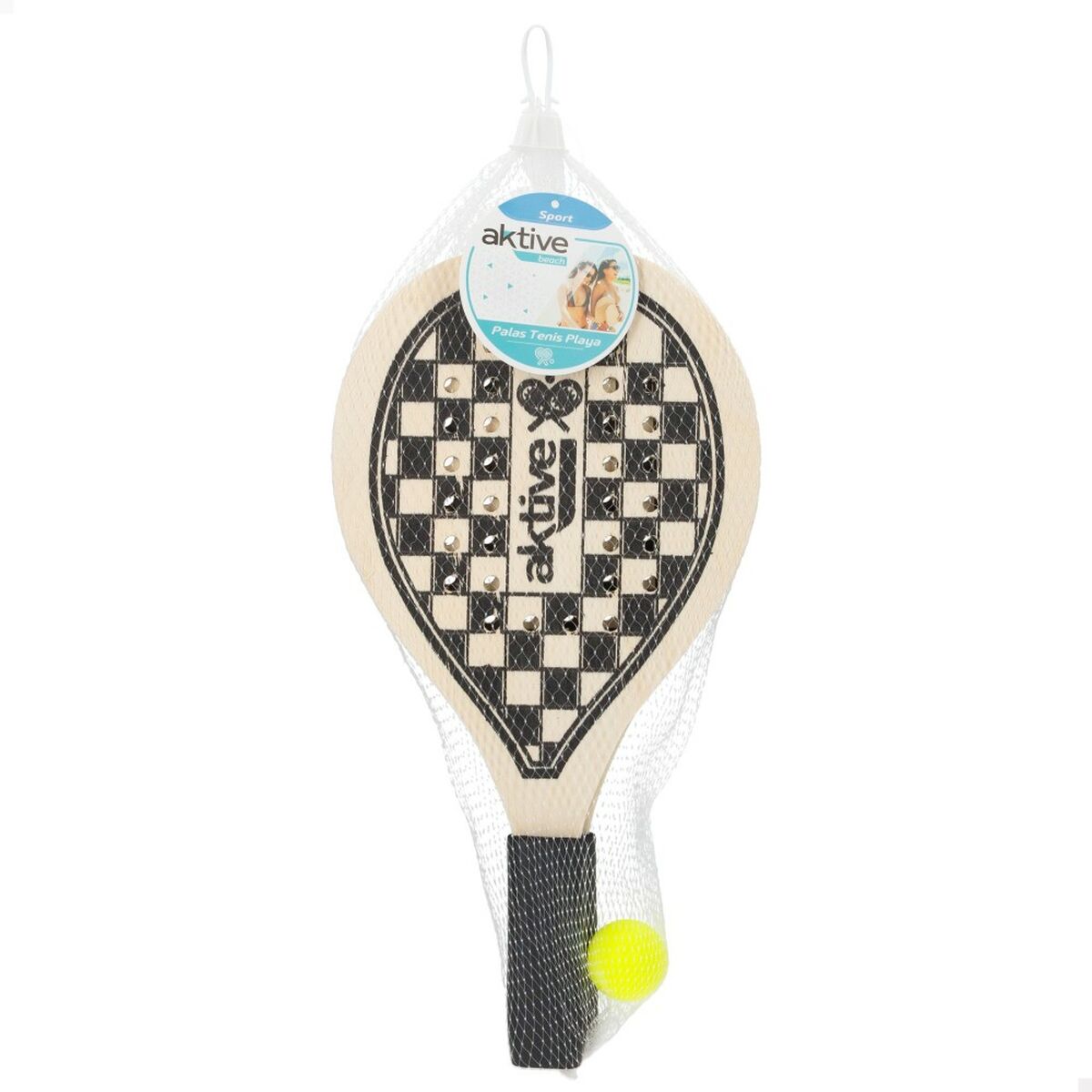 Strandspadar med boll Aktive 20,5 x 39,5 cm (24 antal) - 4