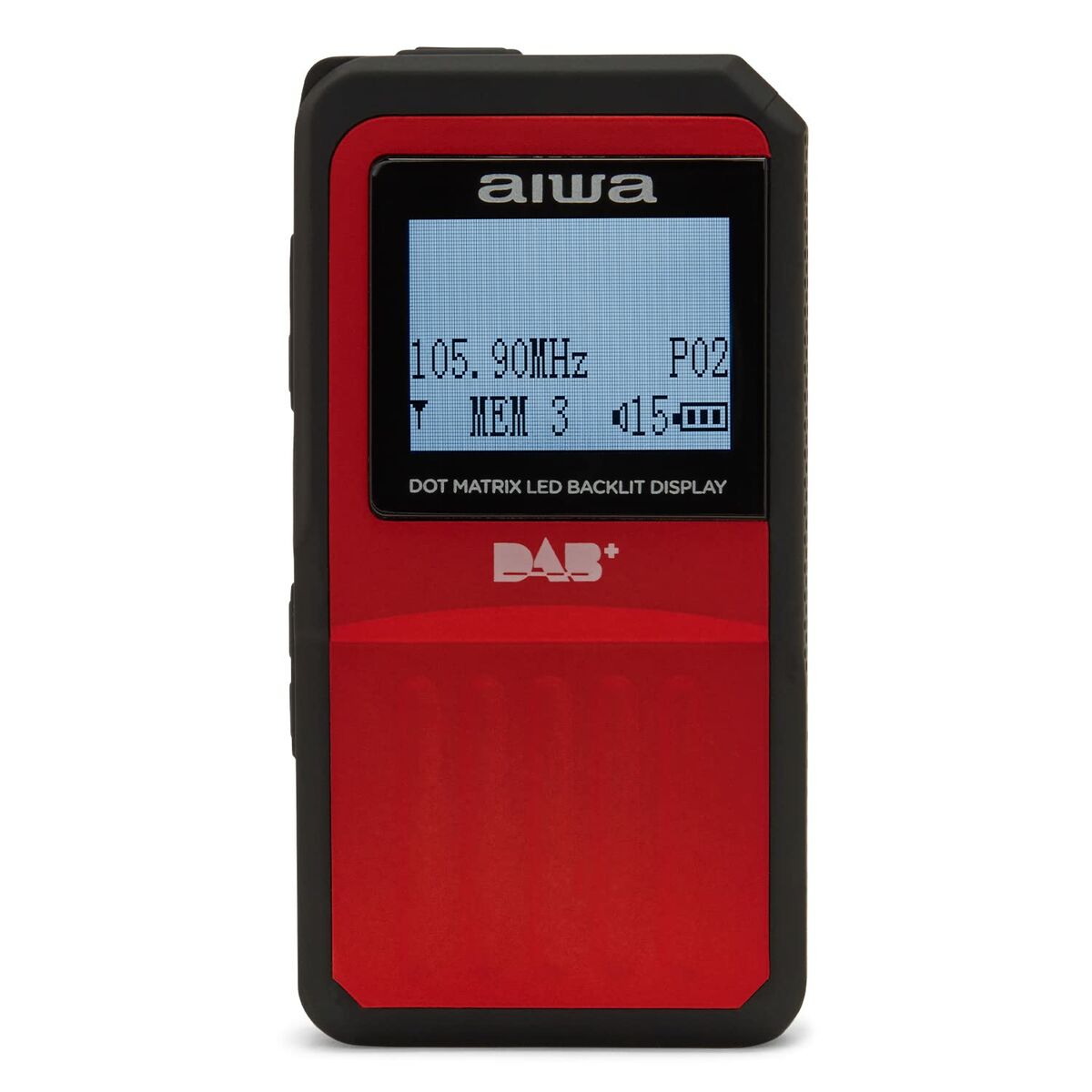 Transistorradio Aiwa RD20DABRD  ROJA Röd FM DAB+ - 2