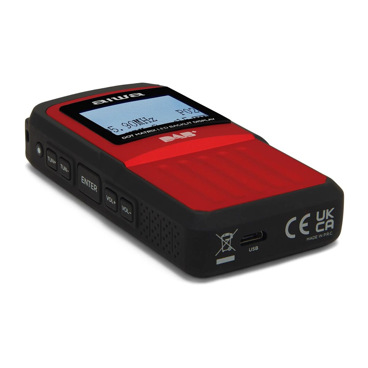 Transistorradio Aiwa RD20DABRD  ROJA Röd FM DAB+ - 5