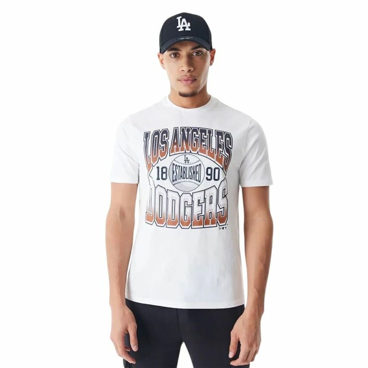 T-shirt med kortärm Herr New Era