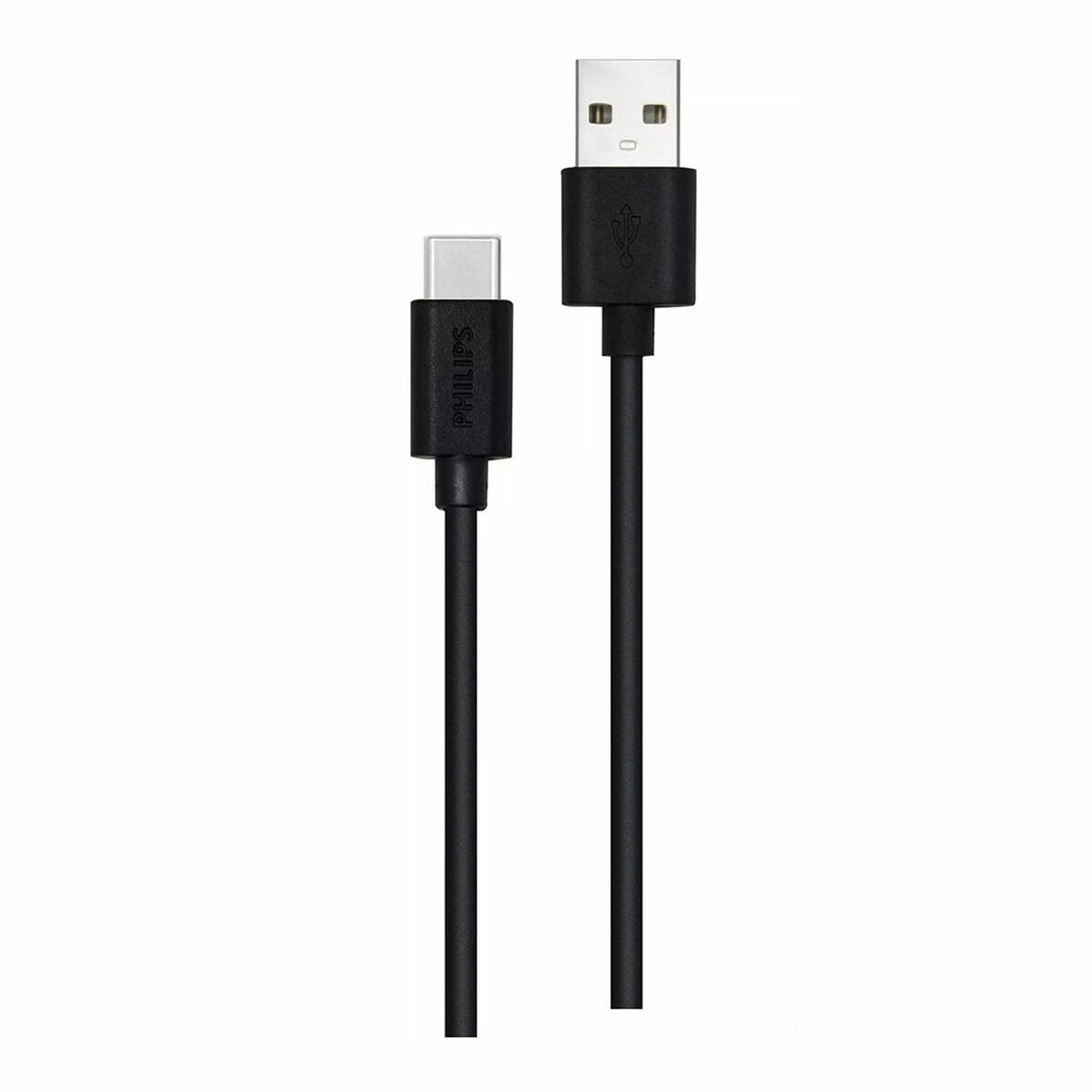 USB A till USB C Kabel Philips DLC3104A/00 Snabbladdande 1,2 m Svart - 3