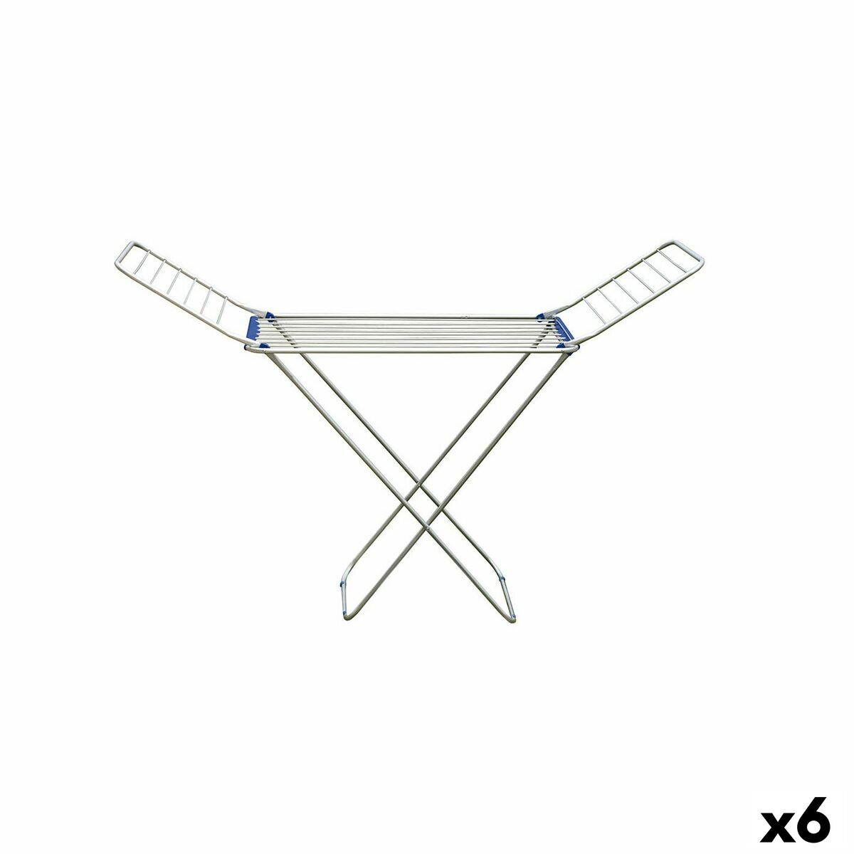 Klädhängare hopfällbar Confortime Aluminium 132 X 55 X 4 CM (6 antal) - 3