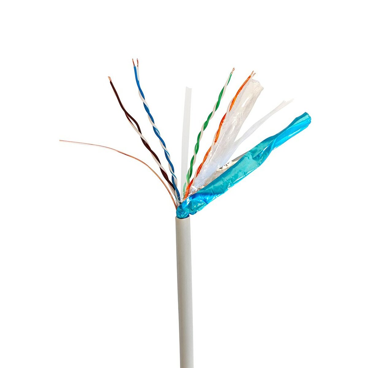 Nätkabel UTP Styv Kategori 6 GEMBIRD FPC-6004-SOL Grå 305 m 100 m - 2