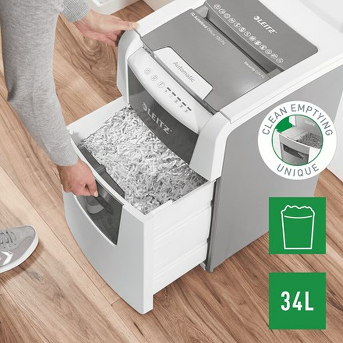 Dokumentförstörare Leitz 80110000 - 2
