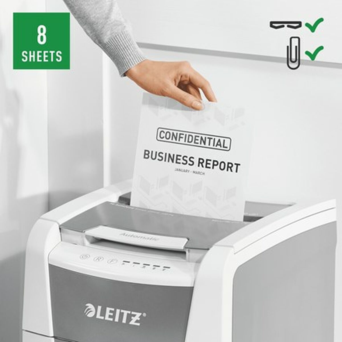 Dokumentförstörare Leitz 80110000