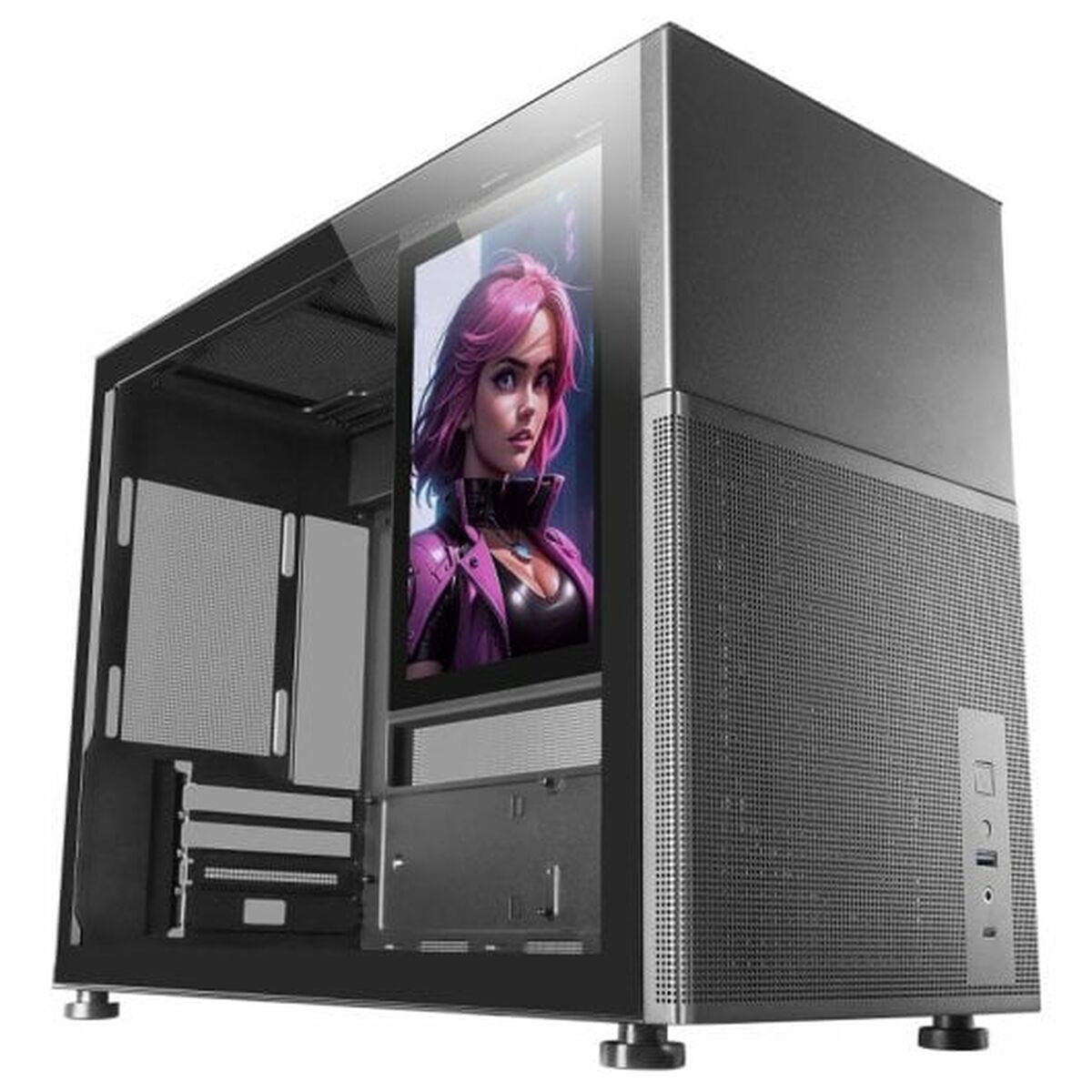 ATX Semitorn Mars Gaming MCLCD Svart - 2