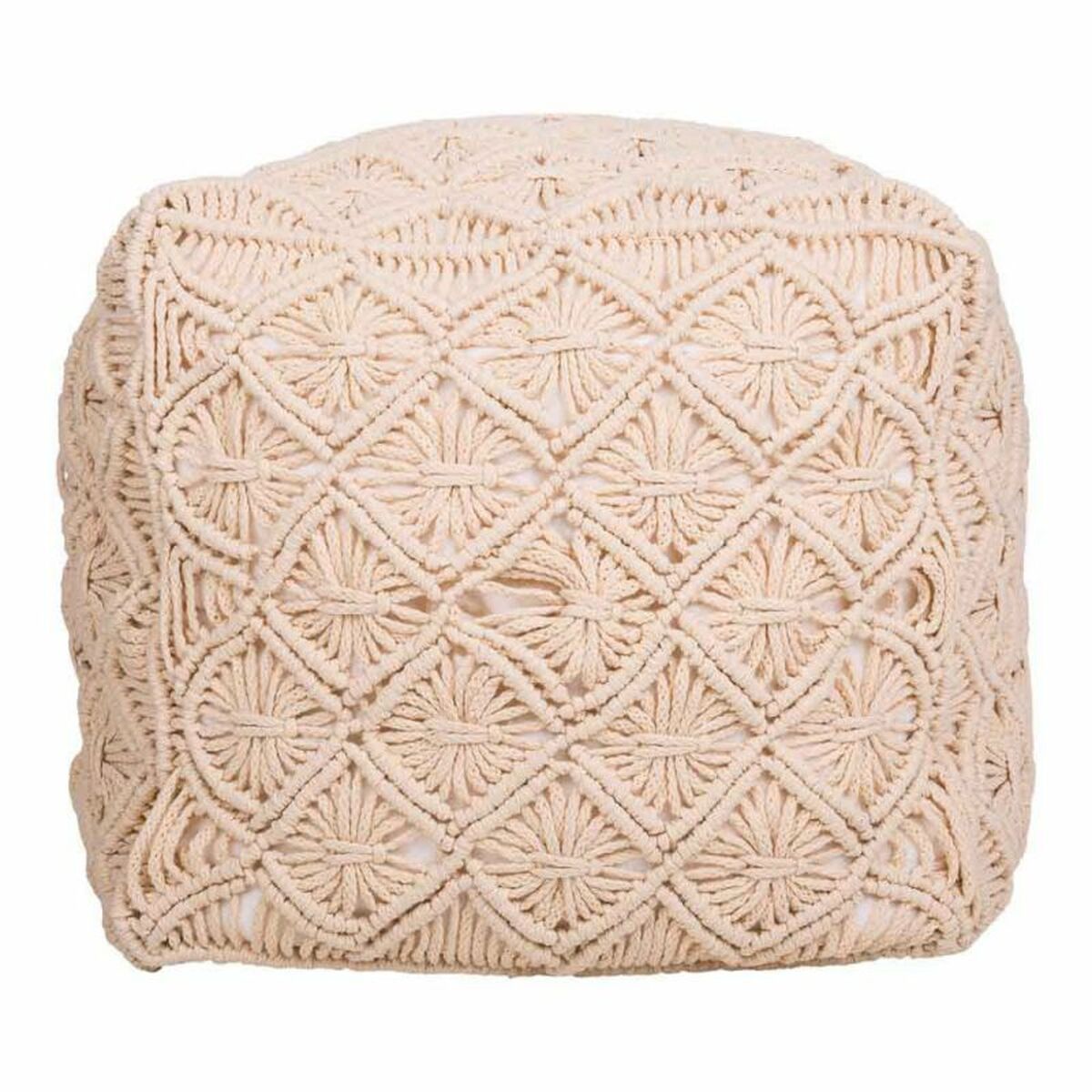 Puff Alexandra House Living Kräm polystyren 45 x 40 x 45 cm - 5