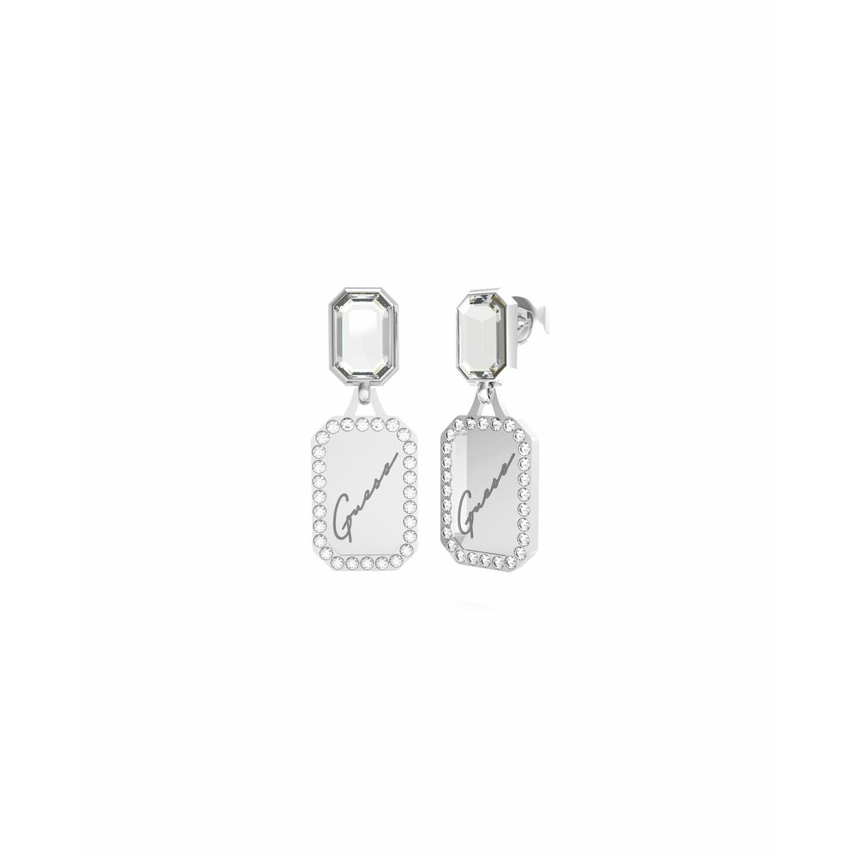 Dam örhängen Guess JUBE01132JWRHT-U Stål 3 cm