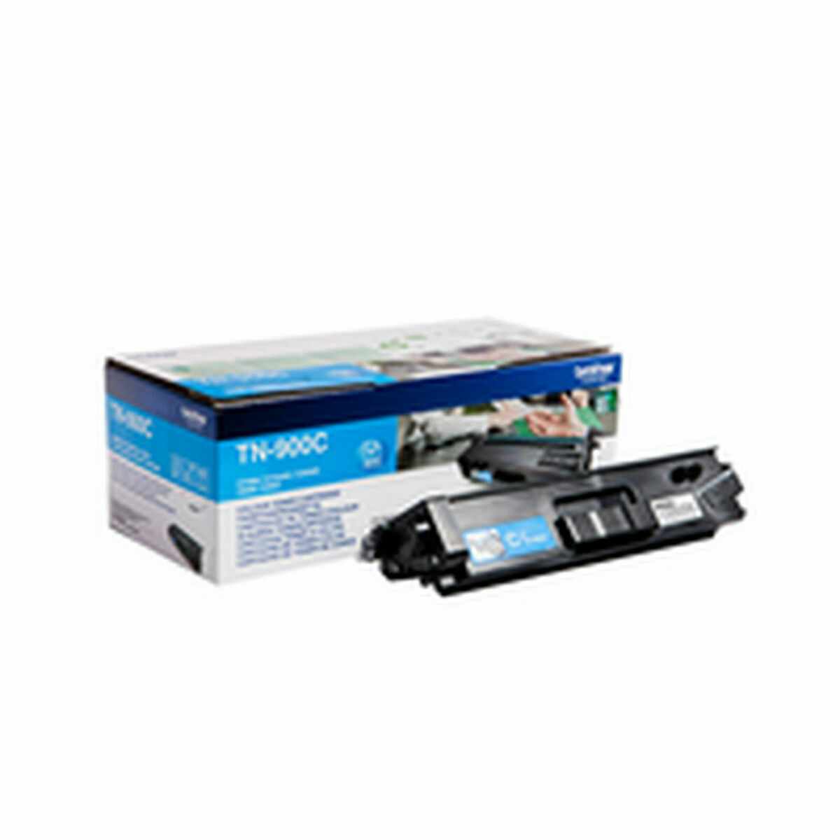 Original Toner Brother TN-900C Blå Svart Turkos - 2