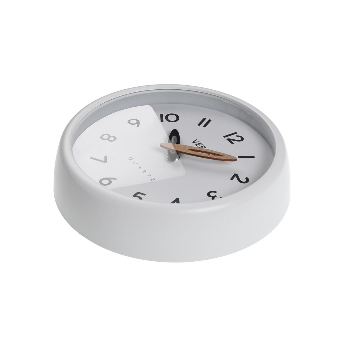 Väggklocka Versa Vit Plast - 2