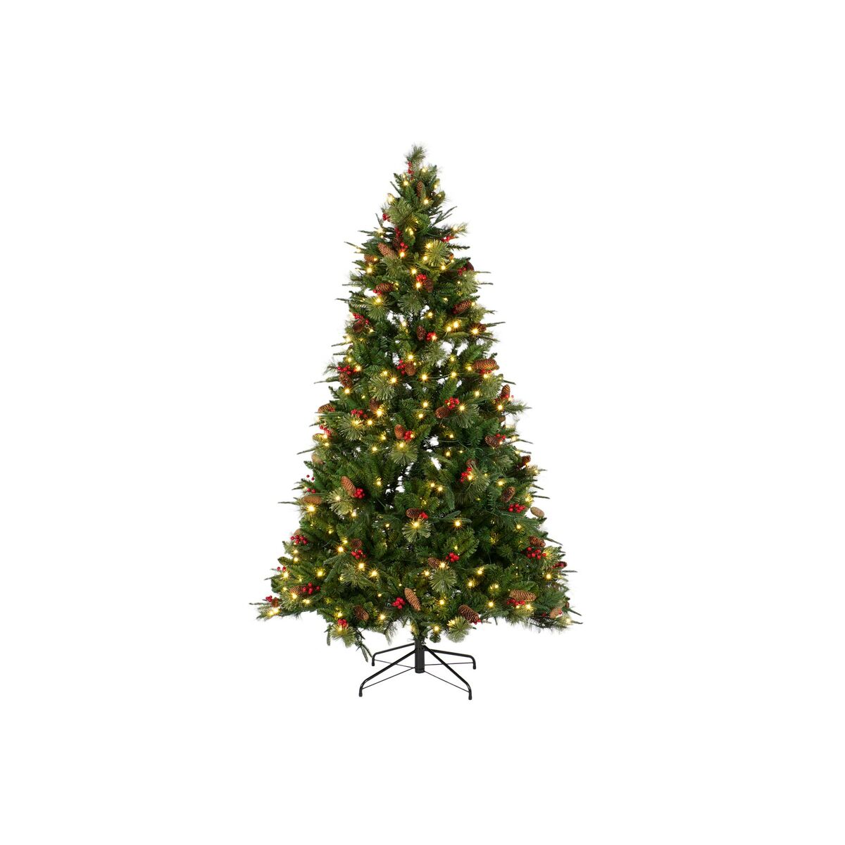 Julgran DKD Home Decor Röd Grön Polyetylen 100 x 100 x 180 cm - 6