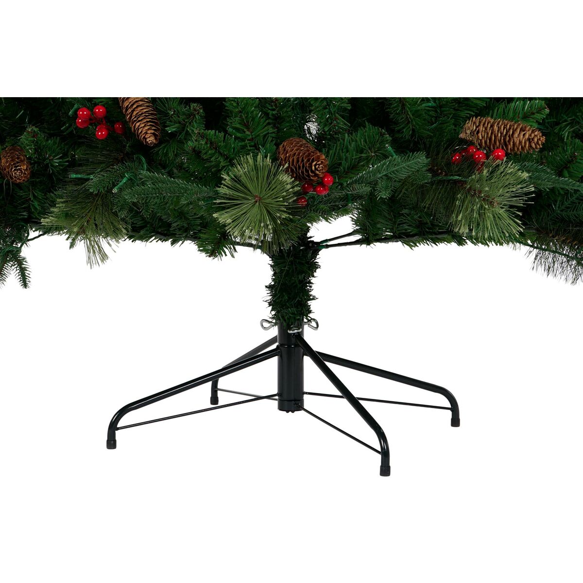 Julgran DKD Home Decor Röd Grön Polyetylen 100 x 100 x 180 cm - 2