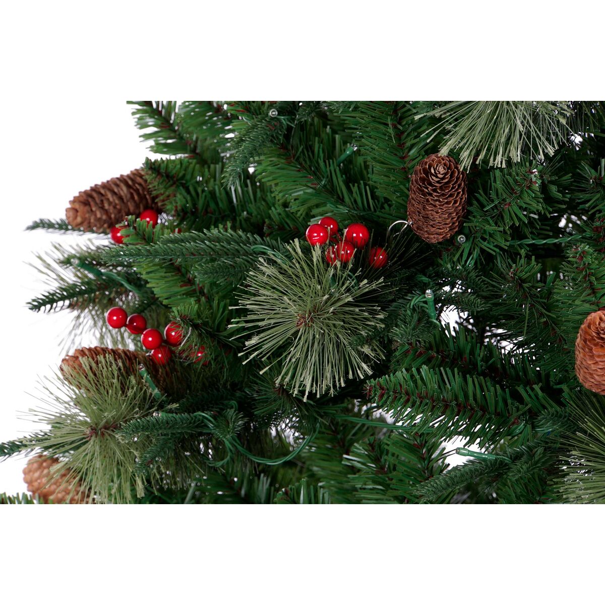Julgran DKD Home Decor Röd Grön Polyetylen 100 x 100 x 180 cm - 4