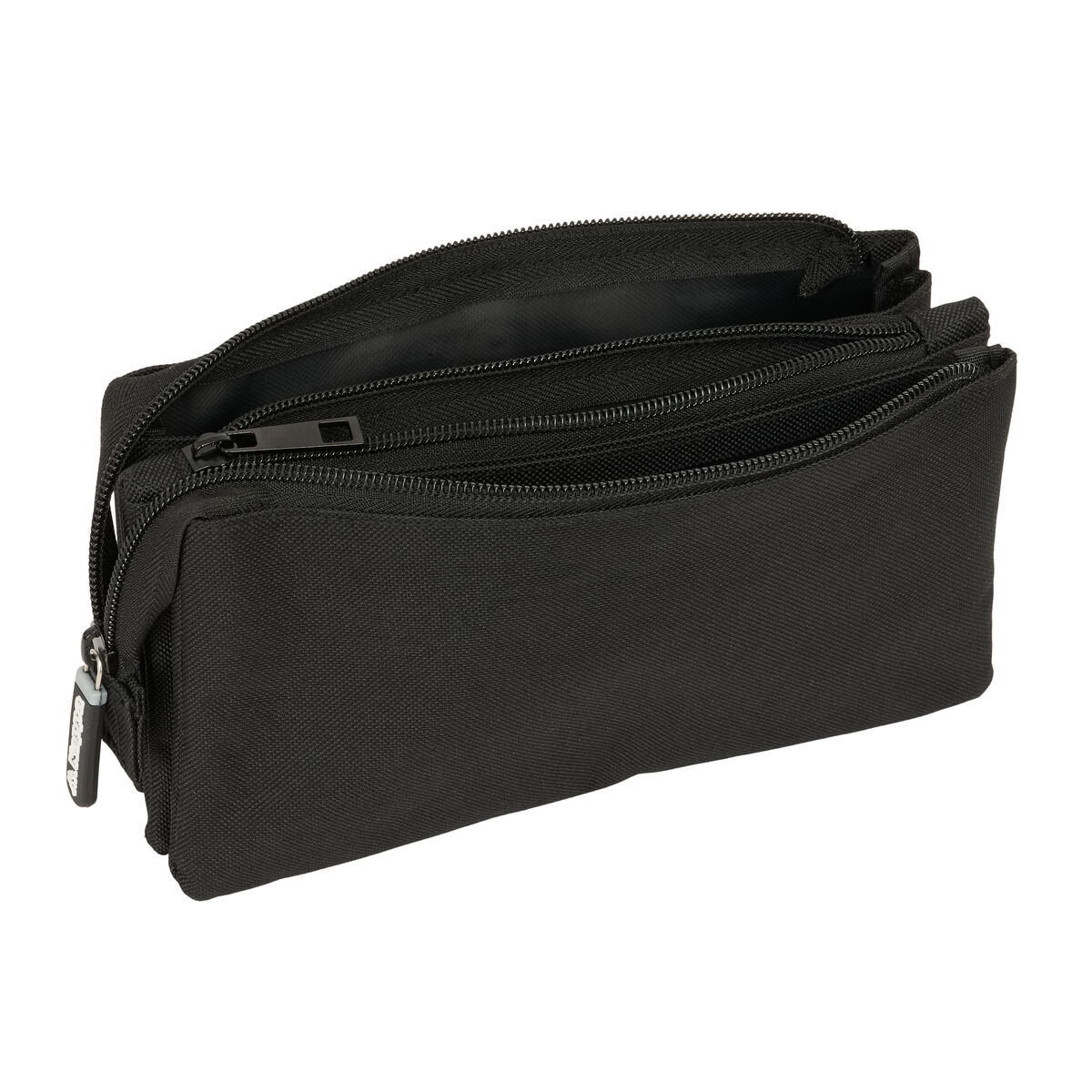 Tredubbel Carry-all Kappa Dark Svart 22 x 12 x 3 cm - 2