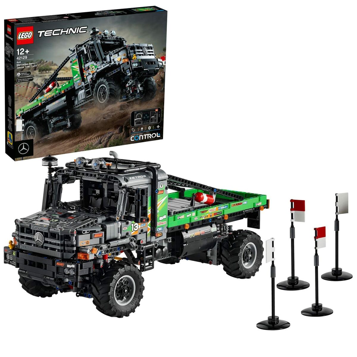 Byggsats Lego 42129 Technic Mercedes-Benz Zetros 4x4 rouge noir - 7