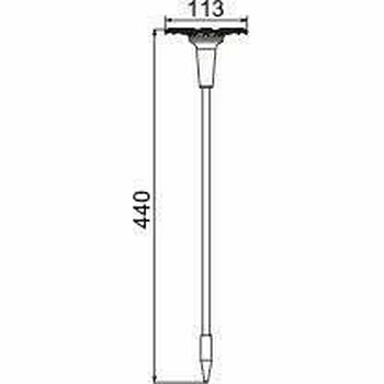 Solcellsdriven trädgårdspinne Galix G4460 Solros