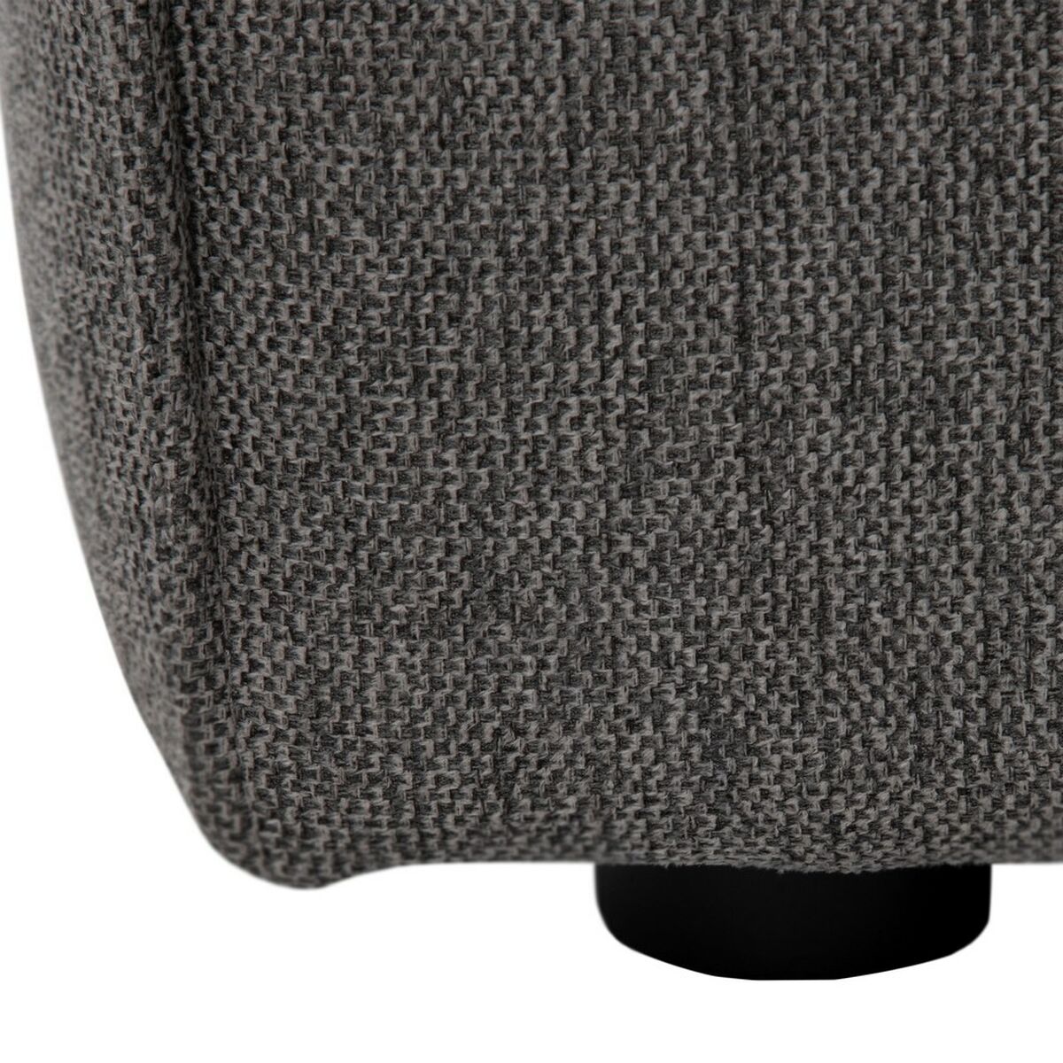 Puff Grå Trä Fjäder Foam 94 x 94 x 44 cm Modulär - 7