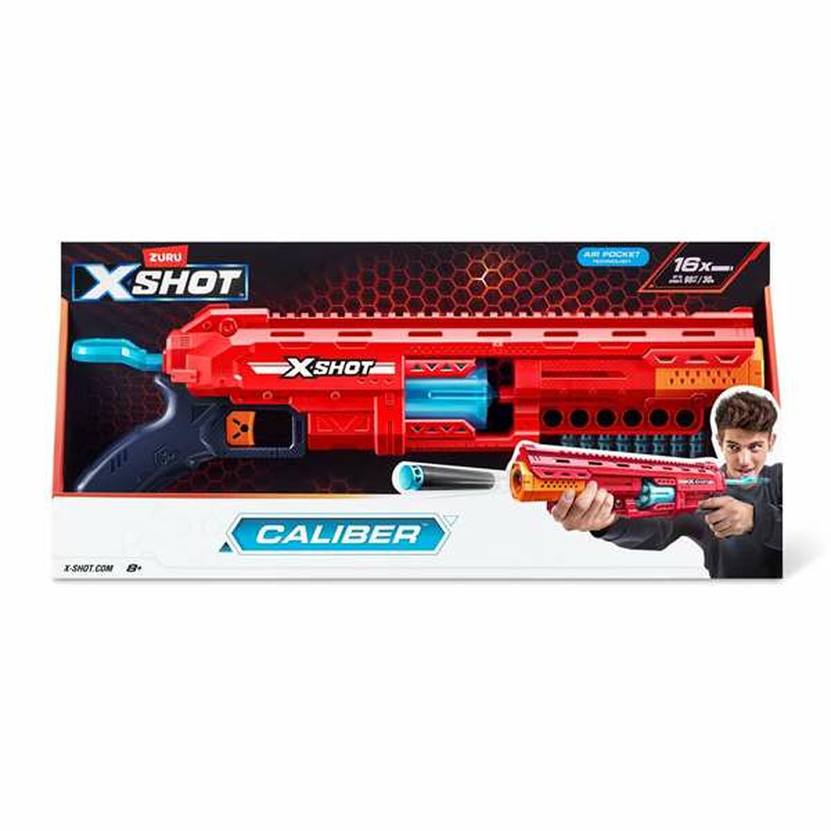 Pistol med Pilar Zuru X-Shot Caliber 23 x 50 x 7 cm - 2