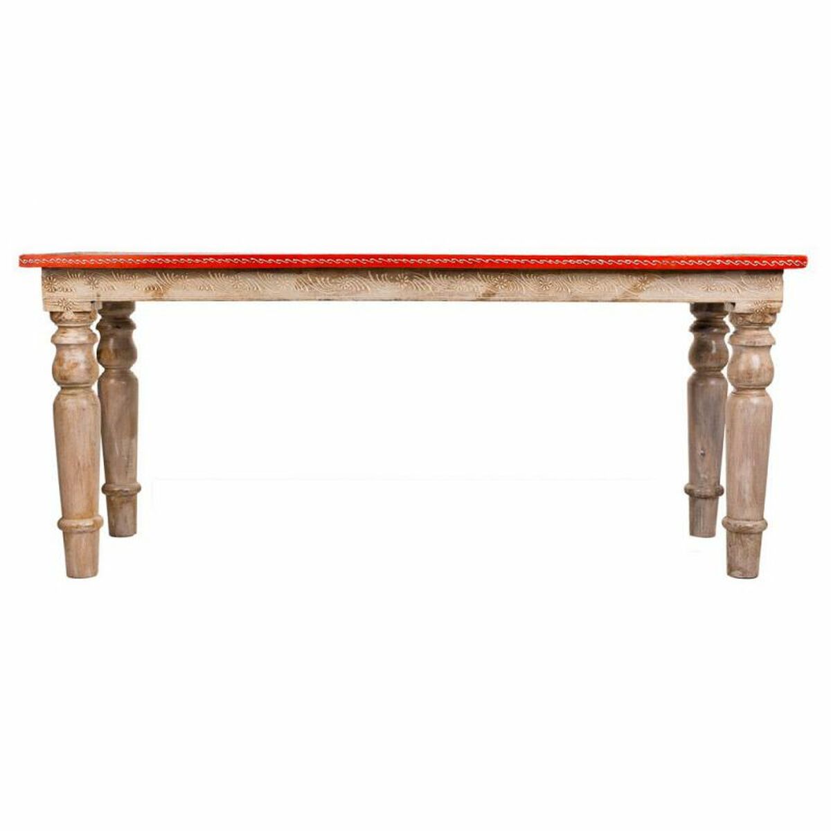 Sittpall Alexandra House Living Mangoträ Trä MDF 35 x 43 x 101 cm - 3