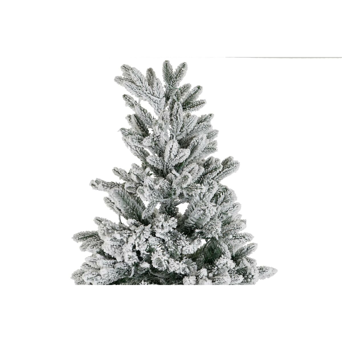 Julgran DKD Home Decor Vit Grön Polyetylen Snöfall 140 x 140 x 210 cm - 4