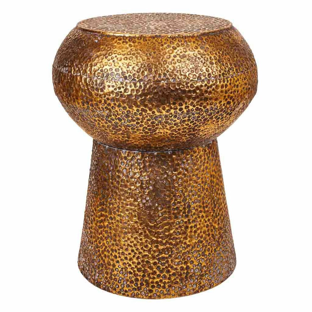Sittpall Alexandra House Living Gyllene Järn 35 x 44 x 35 cm