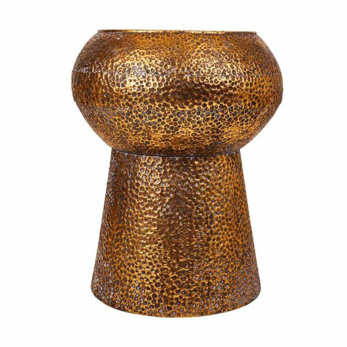 Sittpall Alexandra House Living Gyllene Järn 35 x 44 x 35 cm - 2