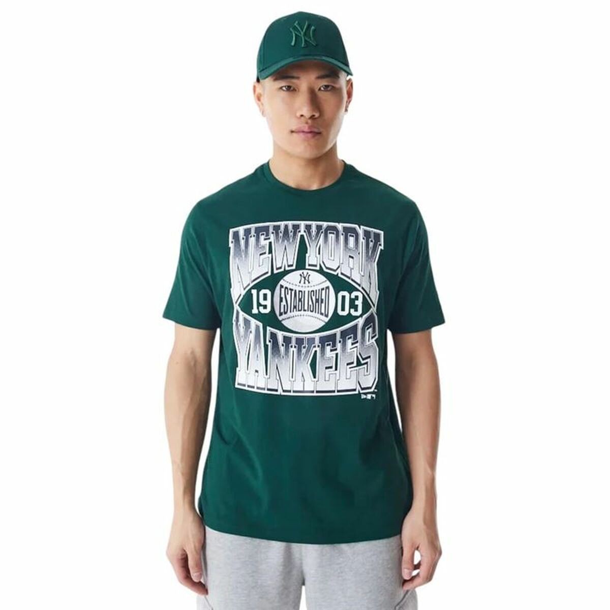 T-shirt med kortärm Herr New Era MLB GRADIENT GRPHC New York Yankees