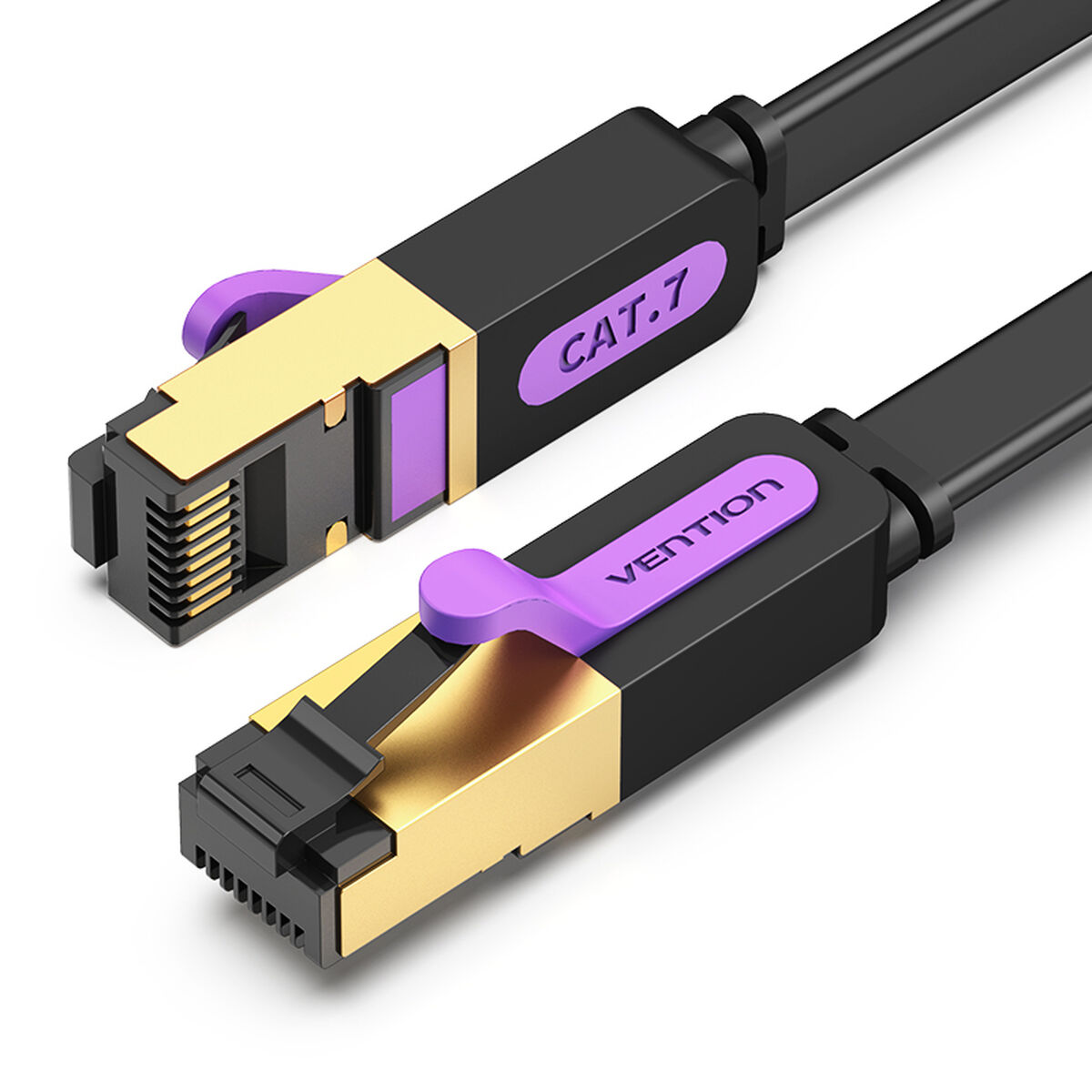 Nätkabel UTP Styv Kategori 6 Vention ICABQ Svart 20 m - 2