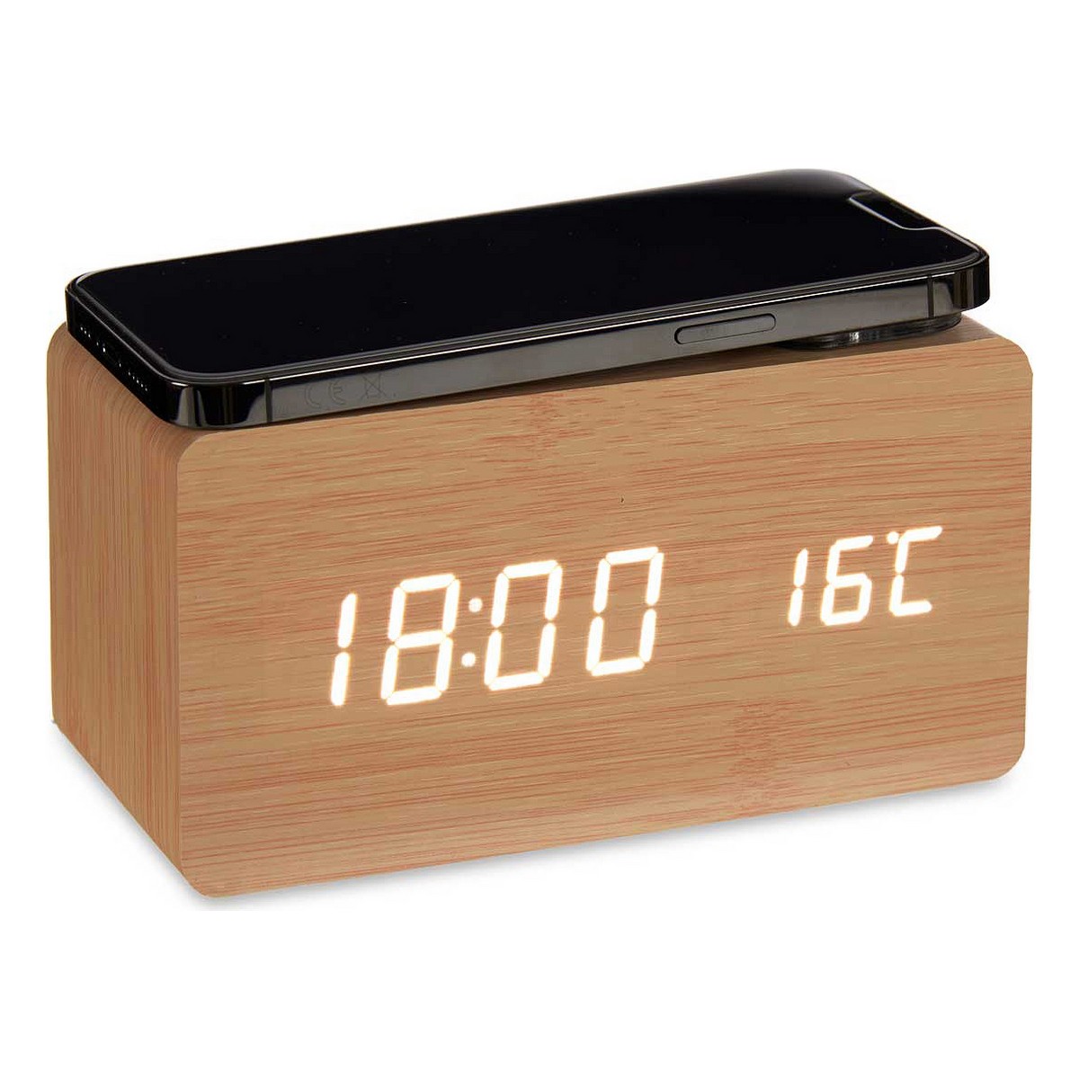 Digital bordsklocka Gift Decor Brun - 2