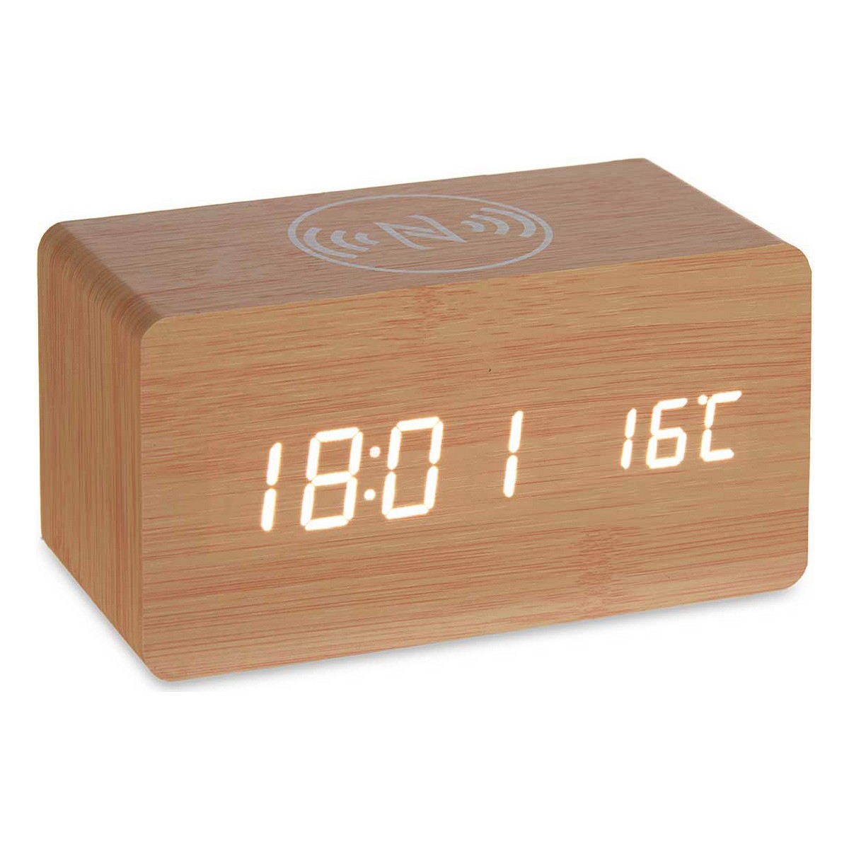 Digital bordsklocka Gift Decor Brun
