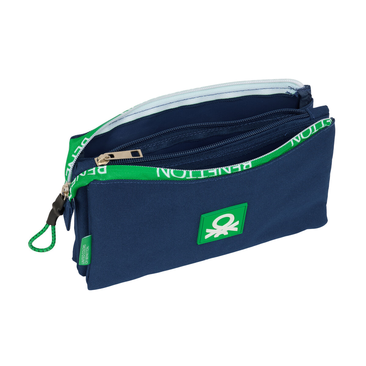 Bag Benetton Green Marinblå 22 x 12 x 3 cm - 3