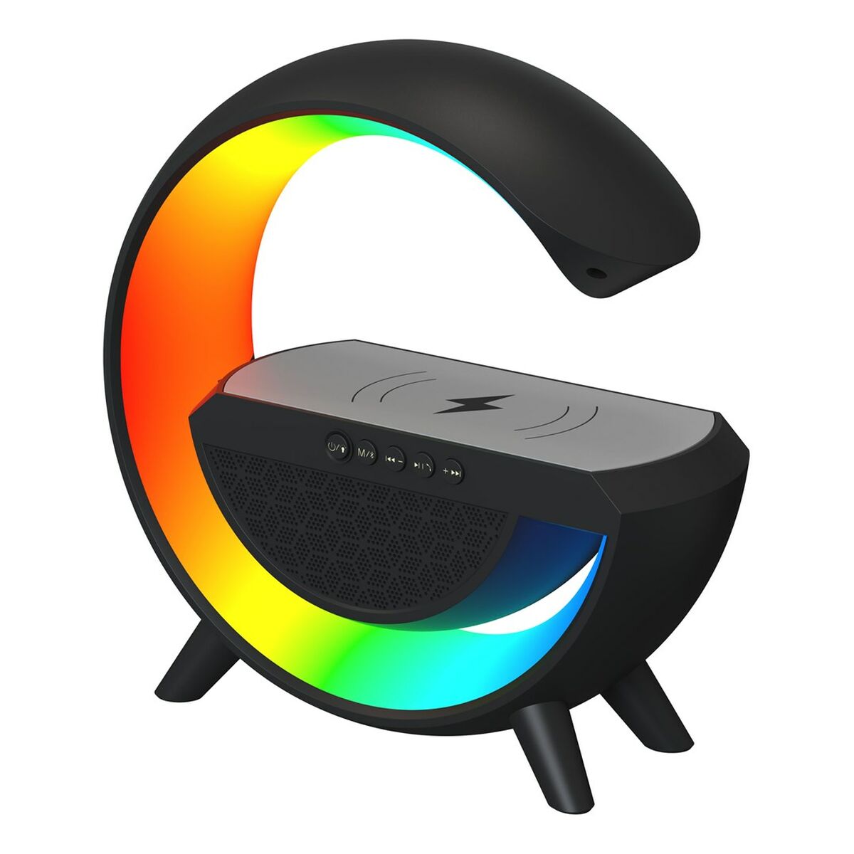 Skrivbordslampa Activejet AJE-SOLO RGB Black Svart Multicolour Plast 2,8 x 43,5 x 8 cm - 3