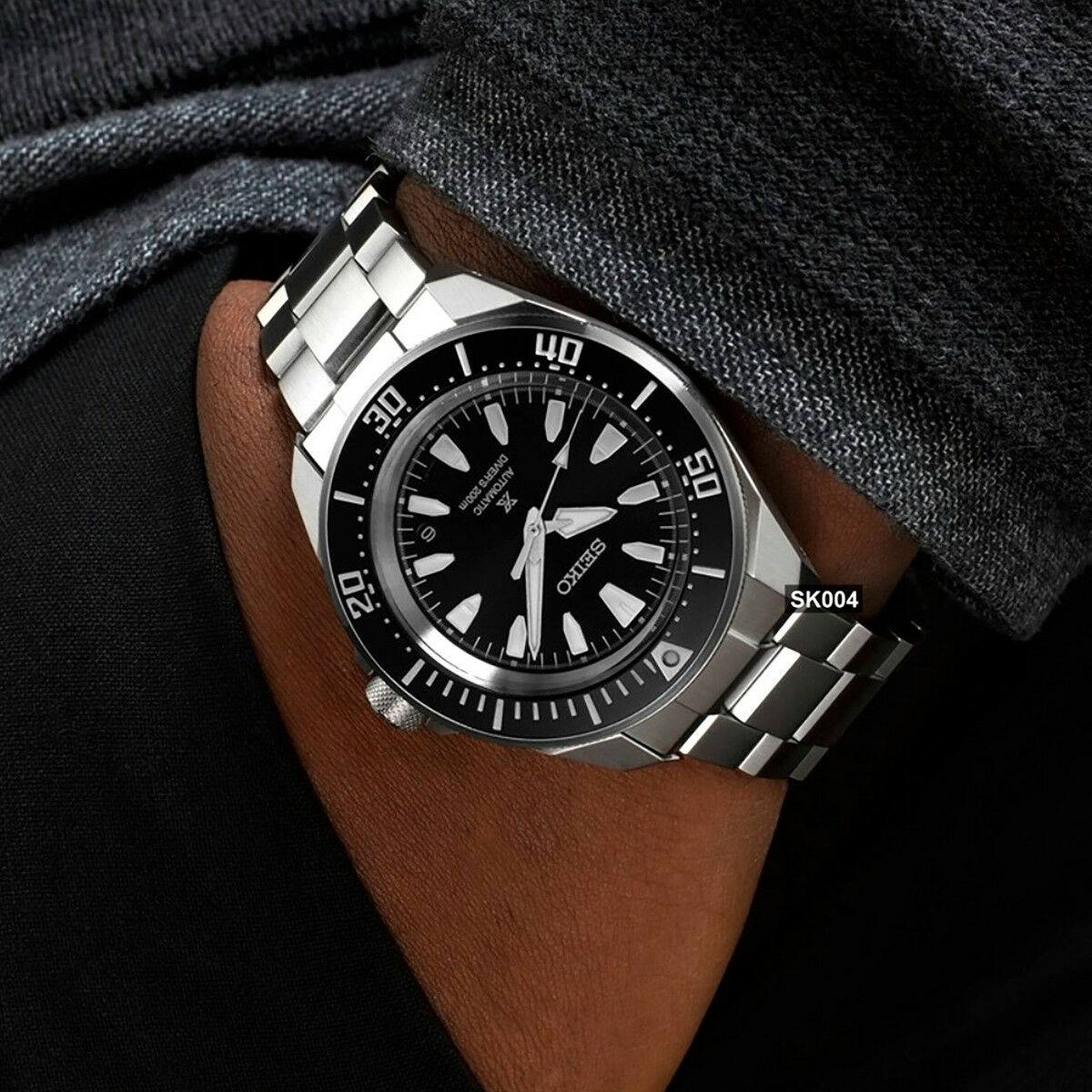 Herrklocka Seiko SRPL13K1 - 4