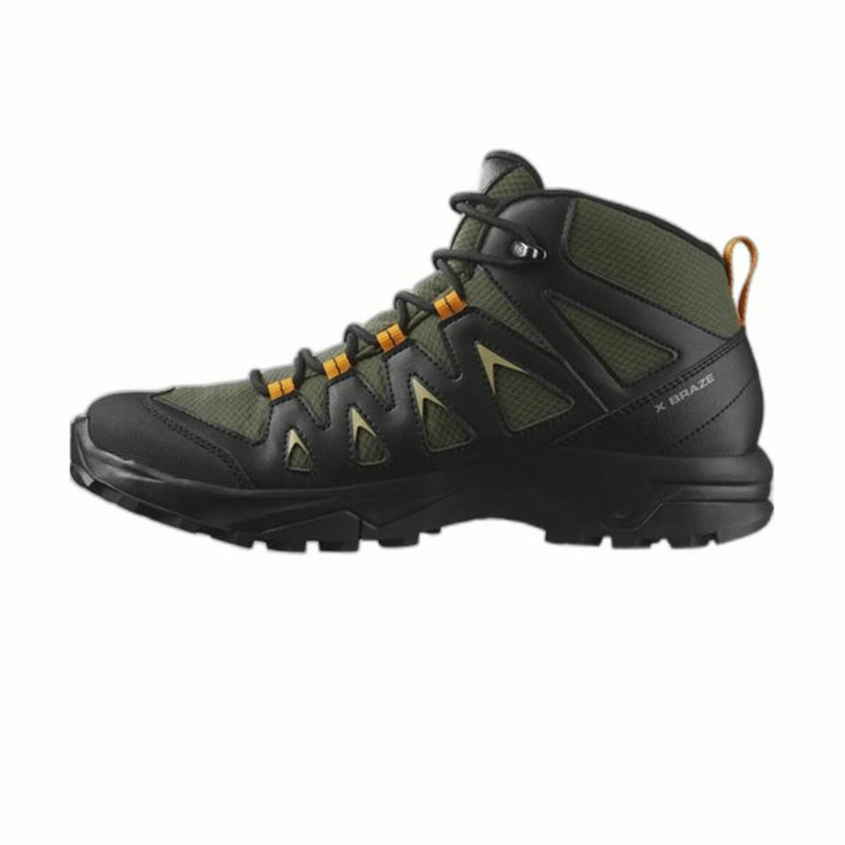 Vandring stövlar Salomon X Braze Mid Gore-Tex Män Grön - 2