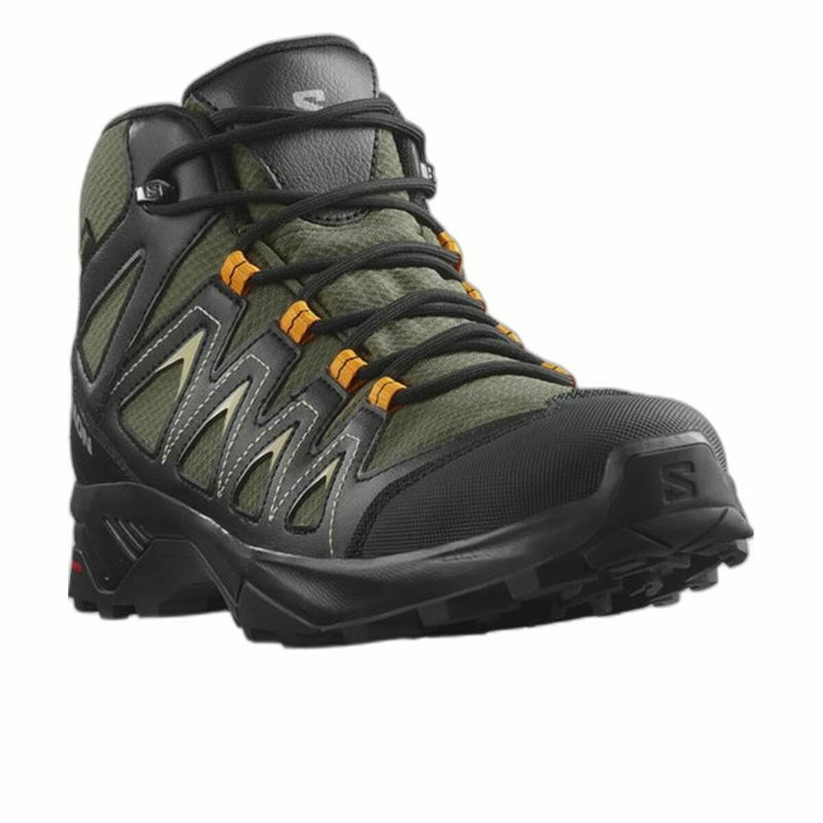 Vandring stövlar Salomon X Braze Mid Gore-Tex Män Grön - 4