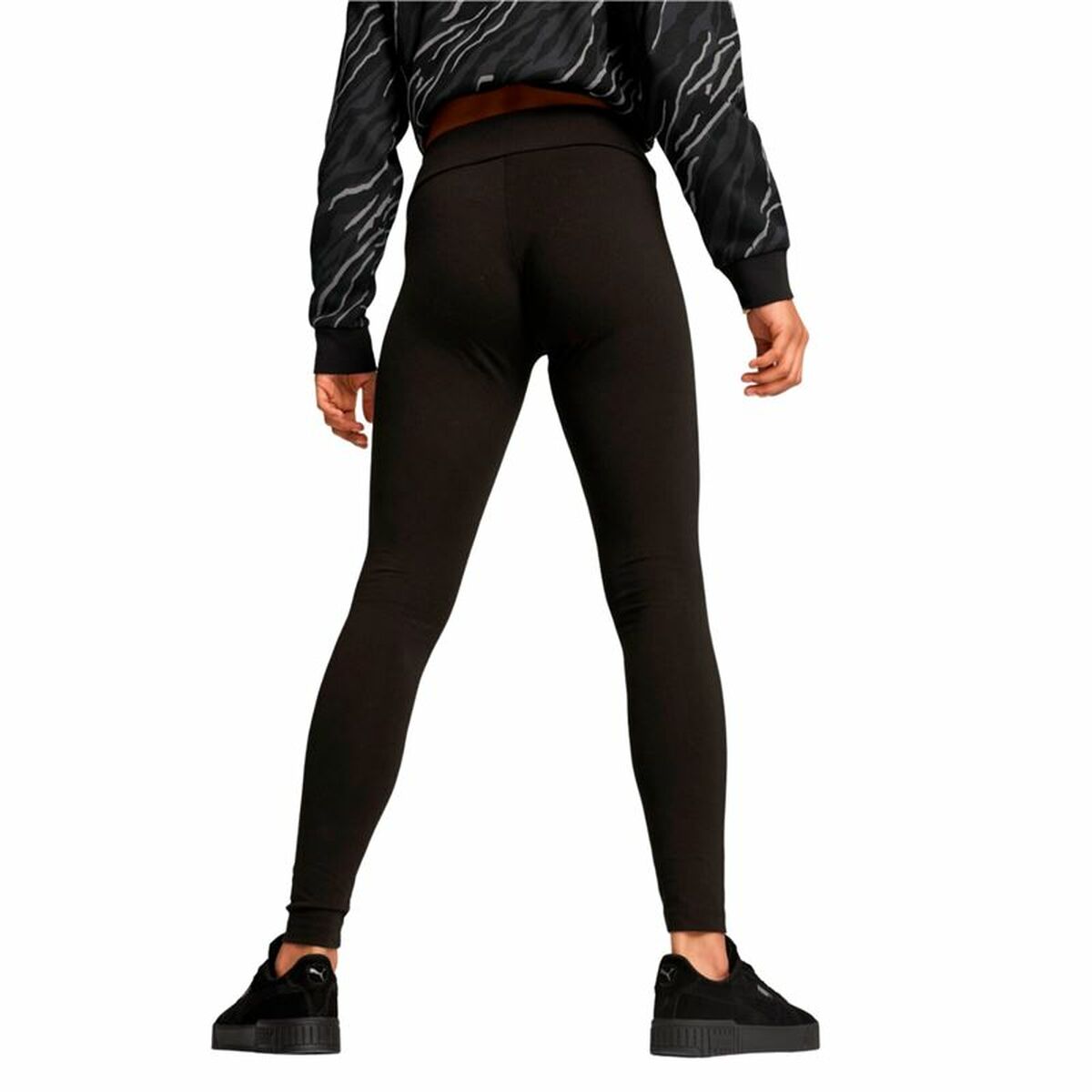 Sport-leggings, Dam Puma Essentials + Script Svart - 2