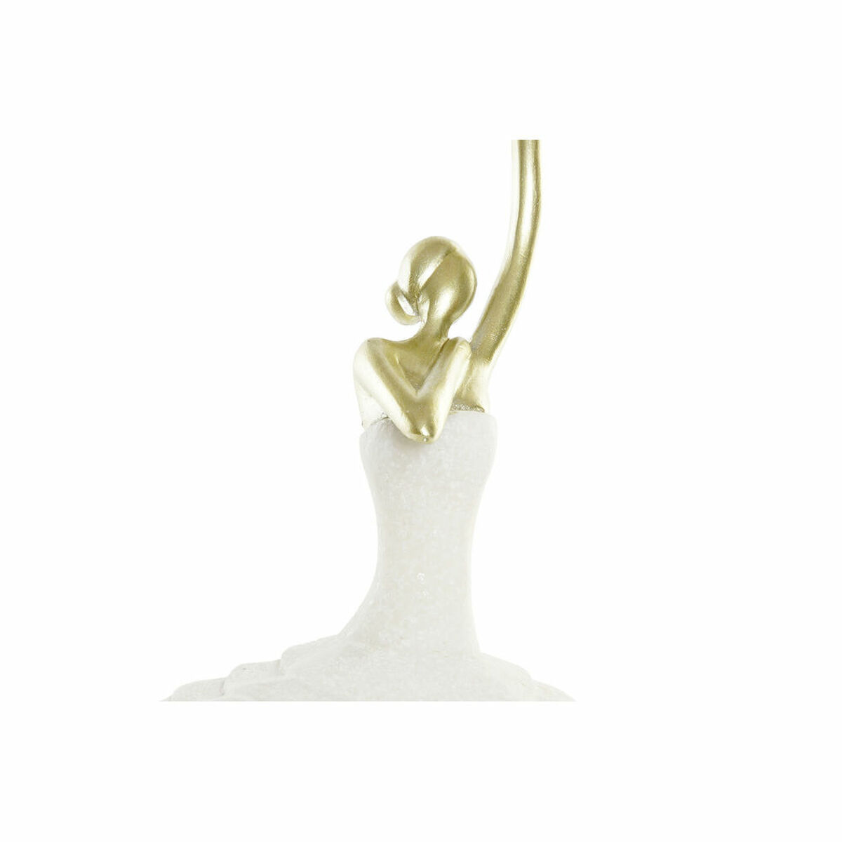 Prydnadsfigur DKD Home Decor Vit Gyllene Romantisk Balettdansare 13,5 x 12,5 x 40 cm - 4