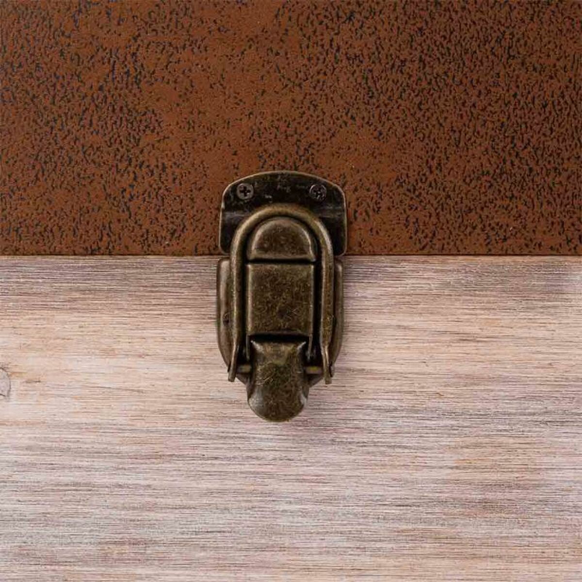 Förvaringskista med sits Alexandra House Living Brun Polyuretan Trä MDF 40 x 38 x 80 cm - 6