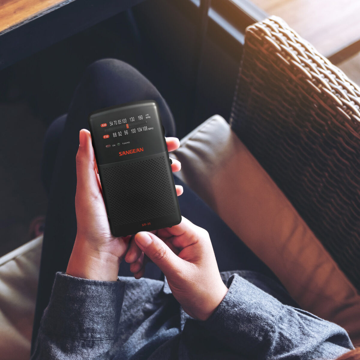 Radio Sangean SR35B NEGRO Svart - 5