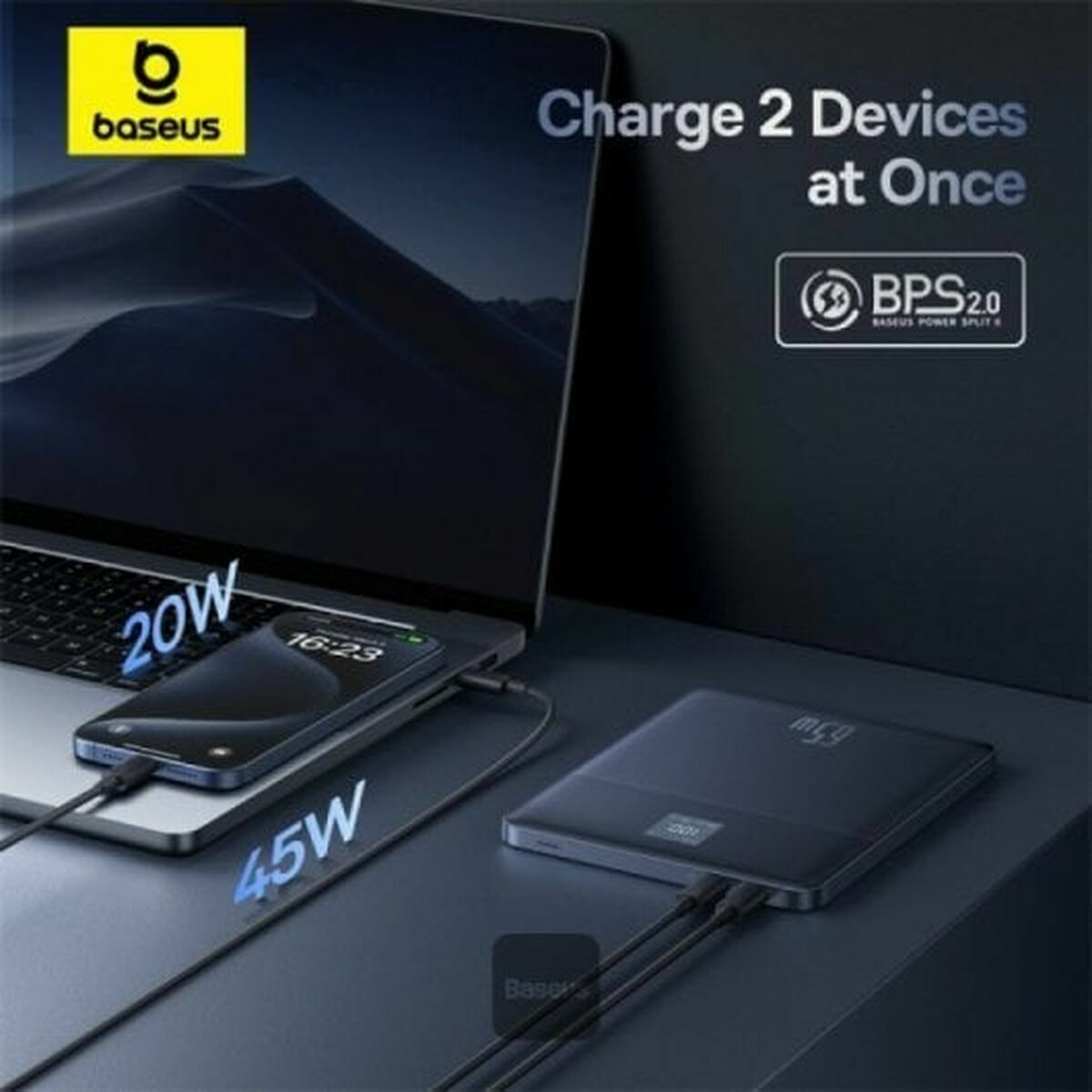 Powerbank Baseus P10063801S13-00 Silvrig