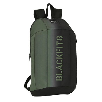 Barnryggsäck BlackFit8 Gradient Svart Armégrön 22 x 39 x 10 cm Mini